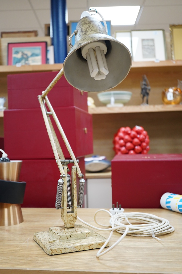 An Anglepoise lamp 1227 in scumbled finish